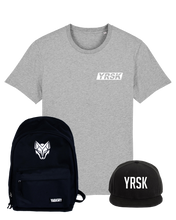 Afbeelding in Gallery-weergave laden, Pakket 2: Yarasky Rugzak + YRSK T-shirt + YRSK Snapback
