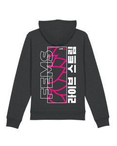 Fems Hoodie met Roze achterkant