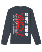 Load image into Gallery viewer, Fems Sweater met Rode achterkant
