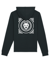 Load image into Gallery viewer, YRSK Hoodie (klein logo + wolf achterkant)
