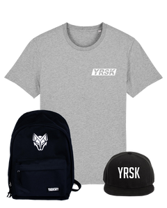 Pakket 2: Yarasky Rugzak + YRSK T-shirt + YRSK Snapback